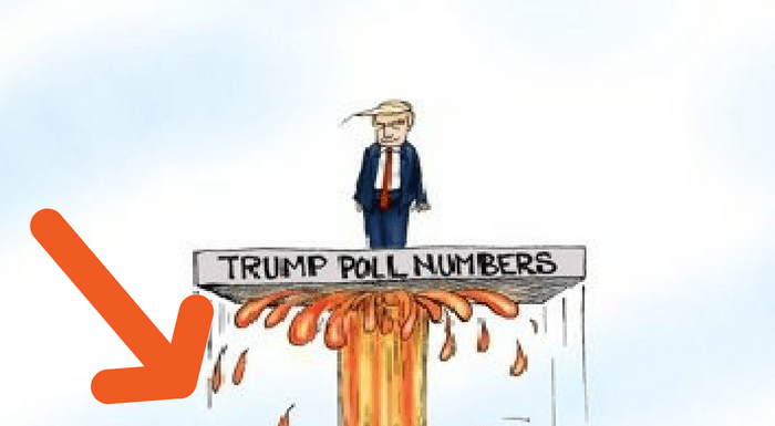 trump derangement syndrome political cartoon
