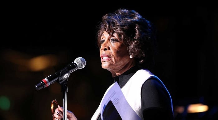Maxine Waters Trump God