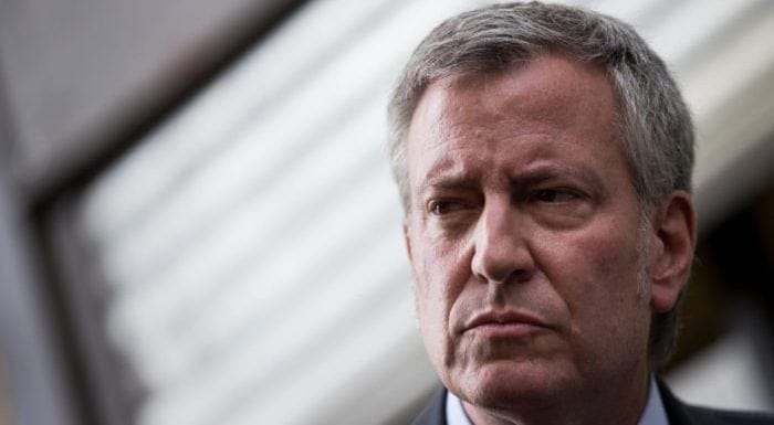 Bill De Blasio reporter removed