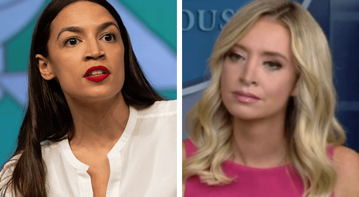 White House Fires Back At AOC After The Democrat Claims Kayleigh McEnany Disrespected Her