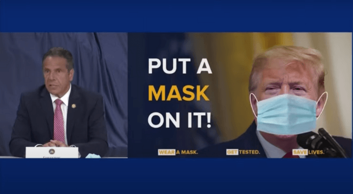 New York Governor Andrew Cuomo Makes Fun Of President Trump: ‘Put A Mask On It’