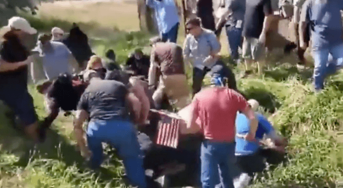 Pro-Police Protesters Beat Down Antifa After Members Reportedly Attacked Veteran In Wheelchair