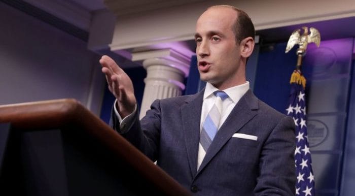 Stephen miller house protest
