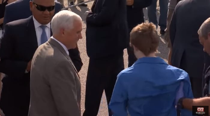 Mike Pence tarmac