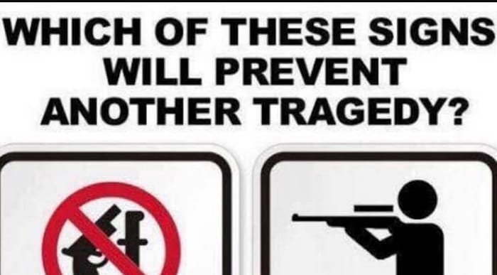 gun free zone meme