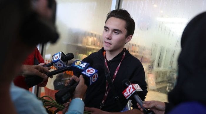 David Hogg armed security