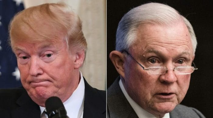 Donald Trump Jeff Sessions control DOJ