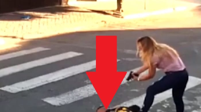 mom shoots gunman in Brazil