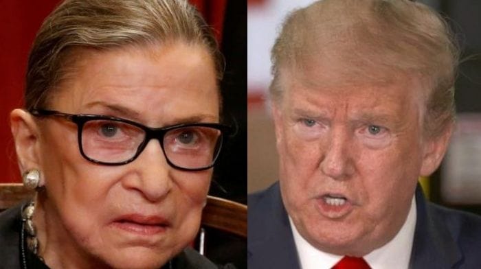 Ginsburg Trump