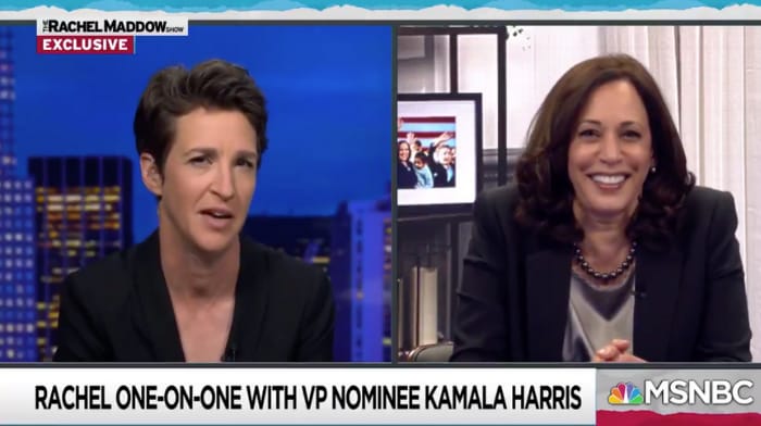 kamala harris rachel maddow