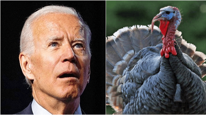 Joe Biden recommends Americans limit their Thanksgiving gatherings to ten people maximum, while wearing masks in their own home.