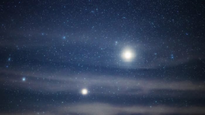 On the night of December 21st, the planets Jupiter and Saturn will engage in a "great conjunction," aligning so closely to form what has been called the "Christmas Star."