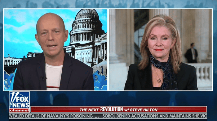 Senator Marsha Blackburn in an interview discussing the 'swamp' in Washington, D.C., said "we need to have term limits for bureaucrats."