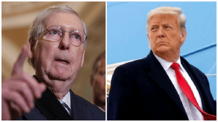 Senate Majority Leader Mitch McConnell has reportedly signaled support for impeachment, saying the Democrats' move could help the GOP get rid of President Trump and his movement.