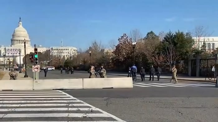 Twelve National Guardsmen have been removed from providing security to President-elect Joe Biden's inauguration over alleged ties to 'right-wing' groups.