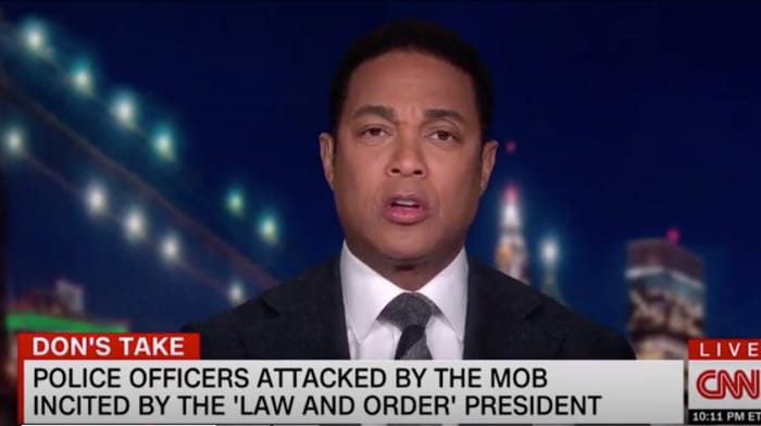 CNN’s Don Lemon Slams Trump Supporters: If You Side With Him, I Don’t Want To Hear ‘Respect Police Officers’ From You