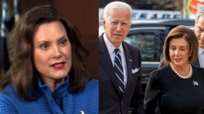 Whitmer Pelosi Biden