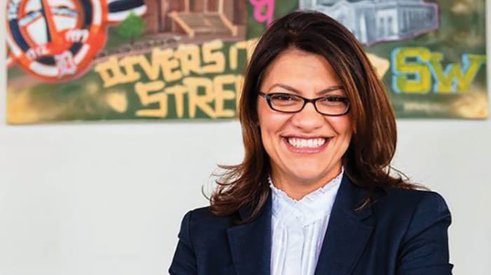 rashida tlaib no police