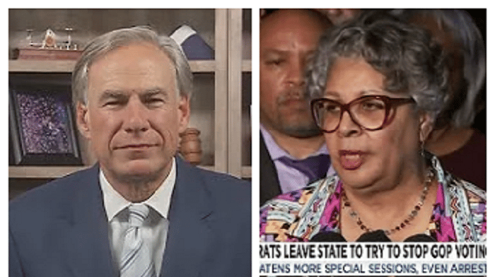 Greg Abbott criticized Democrat lawmakers who fled the state to prevent a vote on Republican voting rights bills as "un-Texan," and said they would be arrested and returned to the capital upon returning.