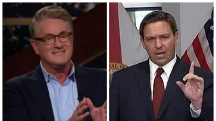 MSNBC host Joe Scarborough took aim at supporters of Governor Ron DeSantis, suggesting that anyone who falls for his defense of Florida's COVID response is a "slack-jawed yokel."