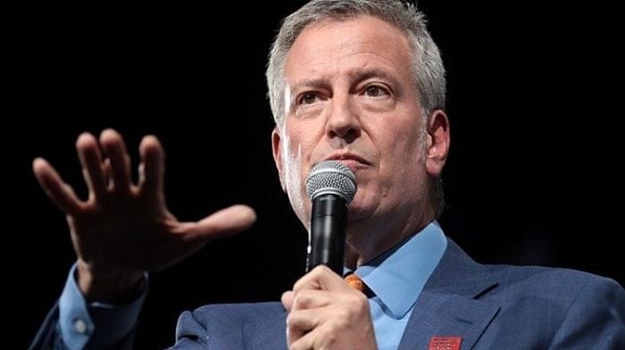 bill de blasio police detail