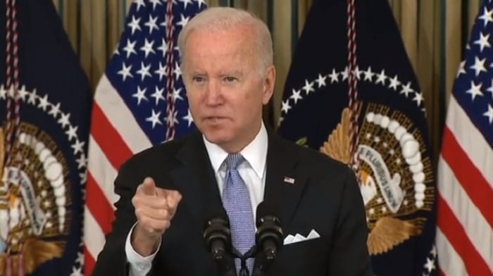 President Biden on Saturday emphatically insisted illegal immigrants who were separated at the border under the previous administration "deserve" payment for their troubles.