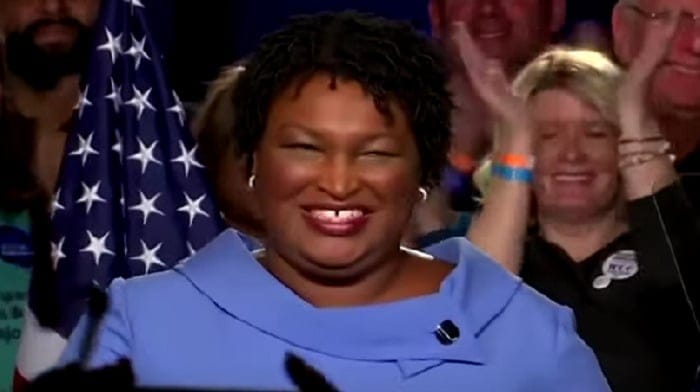 Donald Trump lashed out at Stacey Abrams after she announced another run for governor of Georgia in 2022. - a position she's held in her mind since 2018.
