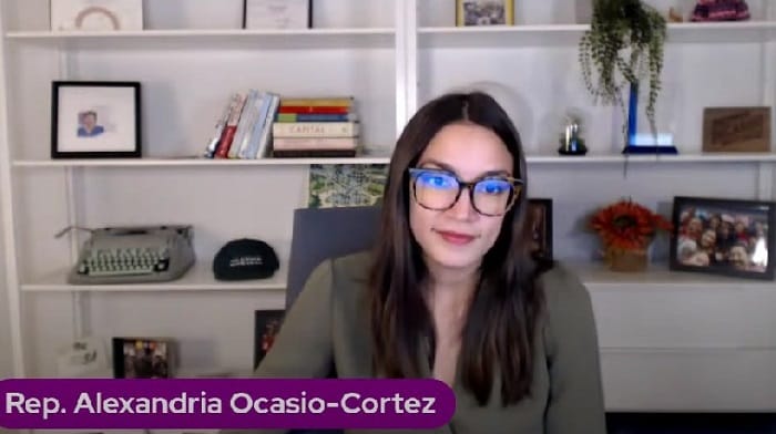 AOC says Democrats "fought" very hard to allow "huge amounts" of illegal immigrants to attain federal relief stimulus checks.