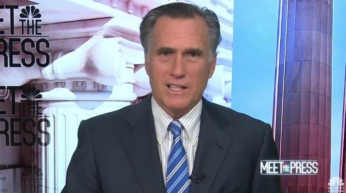 Senator Mitt Romney jabbed President Trump and the "shortsightedness of 'America First'" in a statement regarding the Russian invasion of Ukraine.
