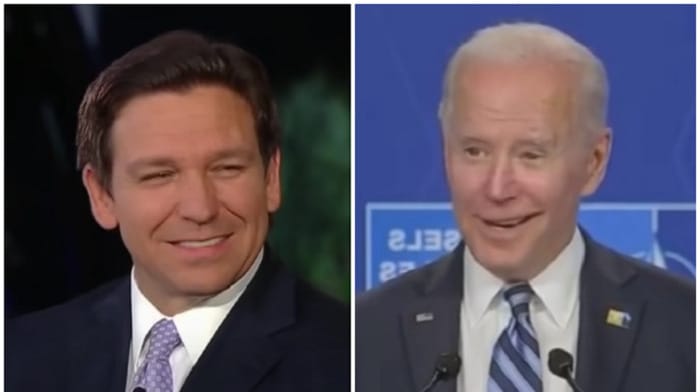 Florida Governor Ron DeSantis slammed President Biden's newly formed Disinformation Governance Board calling it a "Ministry of Truth."