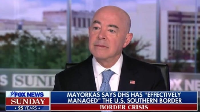 Homeland Security Secretary Alejandro Mayorkas admitted on Sunday that over 1.2 million and potentially as many as 1.4 million illegal immigrants have entered the United States since President Biden took office.