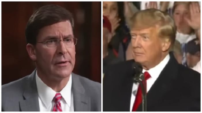 Donald Trump absolutely unloaded on Mark Esper over claims the former Defense Secretary made in an upcoming memoir, referring to him as a "lightweight" and "RINO."