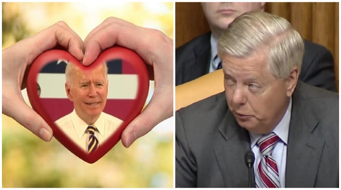 Audio has surfaced of Senator Lindsey Graham suggesting Joe Biden was the "best person" to lead the country after the January 6th riot at the Capitol.