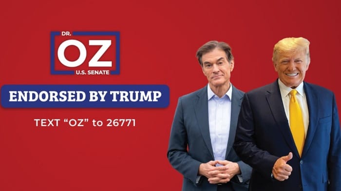 After securing his victory in the Pennsylvania Republican Senate primary thanks in large part to the support of Donald Trump, Mehmet Oz – better known as Dr. Oz - has been quietly erasing the former President from social media and campaign pages.