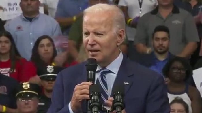 President Biden made divisive comments directed at supporters of the Second Amendment who believe their right to bear arms is a means to combat a tyrannical government, suggesting they'd need an F-15, not just a gun, to fight for America's freedom.