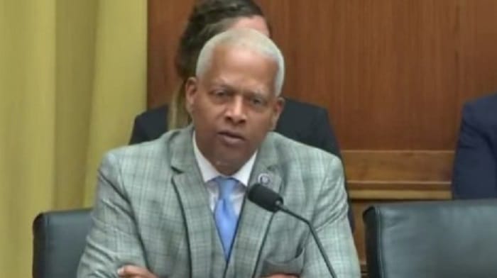 Representative Hank Johnson scorned parents protesting at local school boards as "MAGA Republicans" and compared them to violent rioters during the January 6 riot at the Capitol.