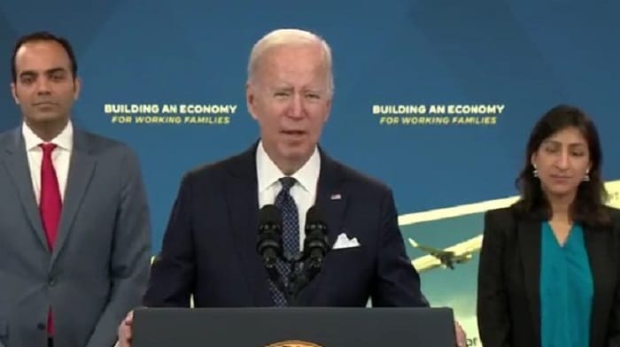 President Biden was roundly ridiculed for an announcement about his administration's plan to combat "junk fees" which included addressing charges for extra legroom on airplanes, something he suggested is racist.