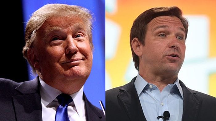 trump desantis pizza