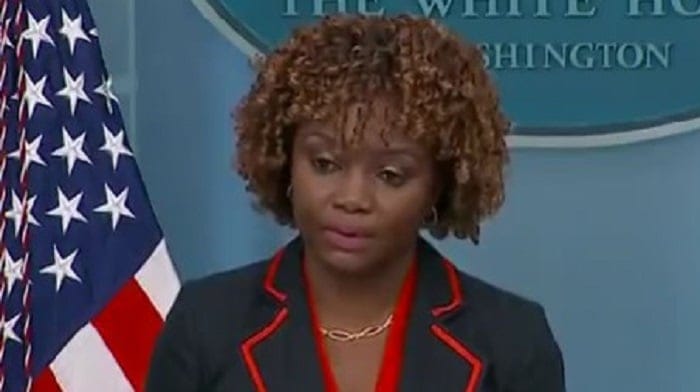 Karine Jean-Pierre, while declining to comment on the specifics of a recent NAACP 'travel advisory' to Florida, went on a detailed rant over the state's alleged "attacks" on the black and LGBT communities.