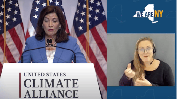 Governor Kathy Hochul warned illegal immigrants that the Empire State is "at capacity" and can no longer welcome them with open arms.