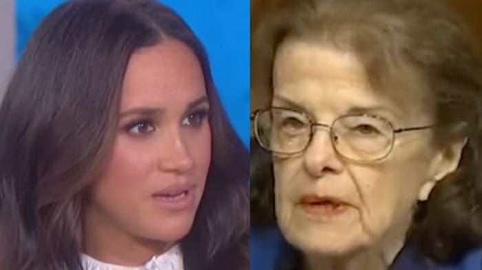 Meghan Markle Dianne Feinstein