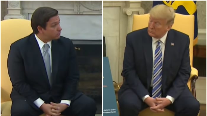 Ron DeSantis criticized comments by former President Donald Trump characterizing Hezbollah as "very smart."
