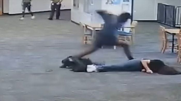 student on teacher violence