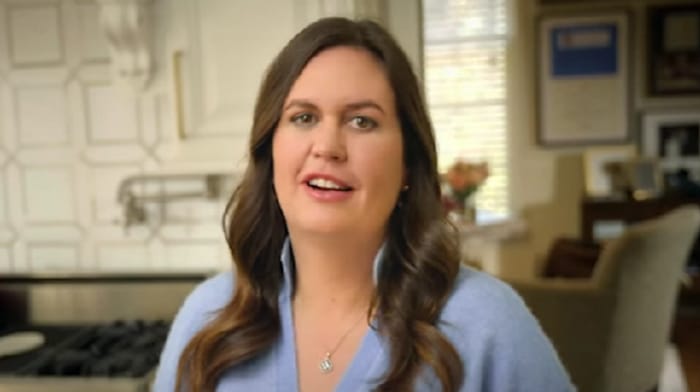 Arkansas Governor Sarah Huckabee Sanders signed an executive order she described as taking a stand against "woke madness" Thursday, banning gender-neutral terms from all state government documents.