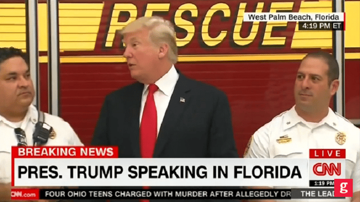 trump palm beach first responders