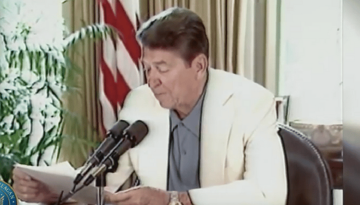 ronald reagan labor day