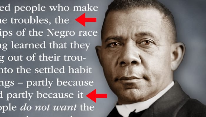 booker t washington black lives matter