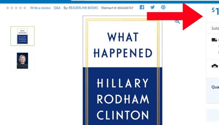 hillary clinton book price