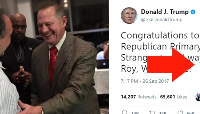 trump deletes tweets luther strange