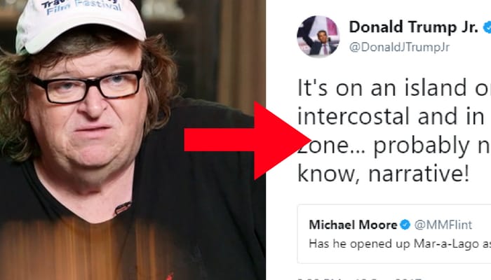michael moore donald trump jr. tweet